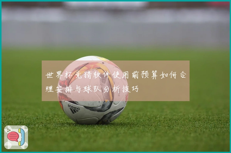 世界杯竞猜软件使用前预算如何合理安排与球队分析技巧