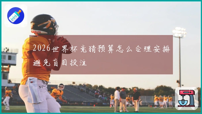 2026世界杯竞猜预算怎么合理安排避免盲目投注